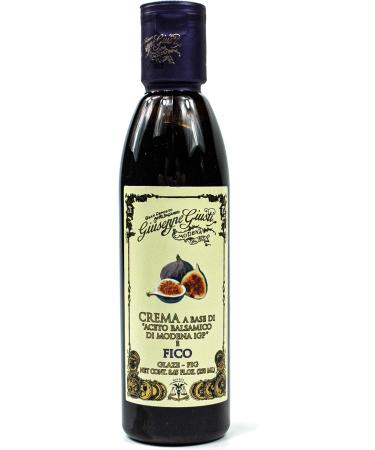 Giuseppe Giusti Aceto Balsamico di Modena IGP Fico Traditional Italian Cream with Fig Vinegar 250 ml Pack of 3 - Buy Online on GoSupps.com