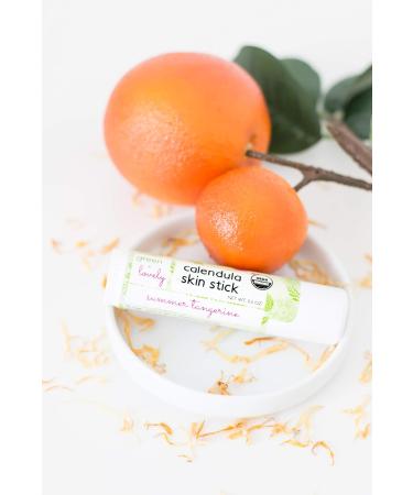 Green + Lovely Calendula Skin Stick Organic Lotion Sticks Moisturizing Balm Ointment Salve Multipurpose Hand Cream Body Bar, 0.5 oz., Summer Tangerine (1 Tube) Summer Tangerine 0.5 Ounce (Pack of 1) - Buy Online on GoSupps.com
