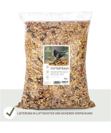 Premium Wild Bird Feed 5kg - Amsel Futter with Berries & Sunflower Seeds for Year-Round Feeding - Buy Online on GoSupps.com