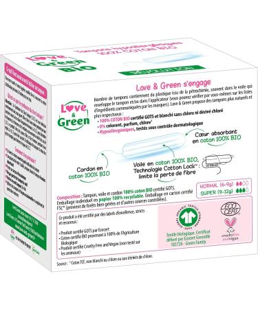 Buy Love & Green Bio Antiallergic Digital Stamps - Normal 16 Pieces | Eco-Friendly & Hypoallergenic Shipping Worldwide - Buy Online on GoSupps.com