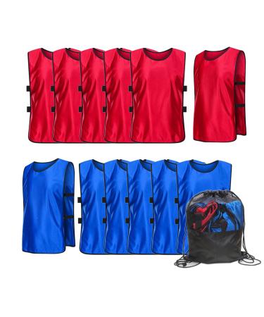ZIXINZIYI Scrimmage Team Practice Vests Pinnies Jerseys for Adult Youth Sports Basketball,Soccer, Football,Volleyball Medium