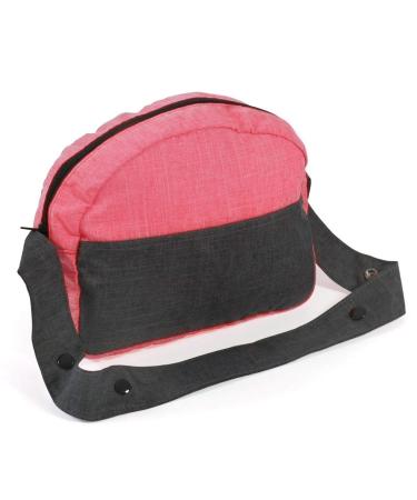 Bayer Chic 2000 853 41 Bayer Chic 2000 wrap pocket for dolls doll wrap bags doll accessories doll pocket melange anthracite pink