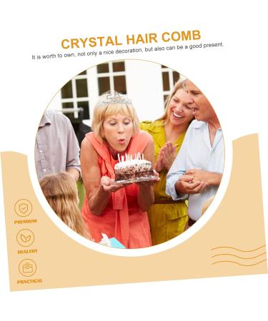 Beaupretty 1 Set Party Sash Crystal Headband Rhinestone Headpiece Birthday Favors for Adults Rhinestone Hat Bday Accessories for Women Crown Hair Comb Jewelry Set Miss Rhinestones - Buy Online on GoSupps.com