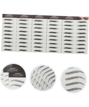 FRCOLOR 10pcs Hair-like Stickers Fake Artificial Bionic Shaping Eyebrow Makeup Female Eyebrows Supply Black - Buy Online on GoSupps.com