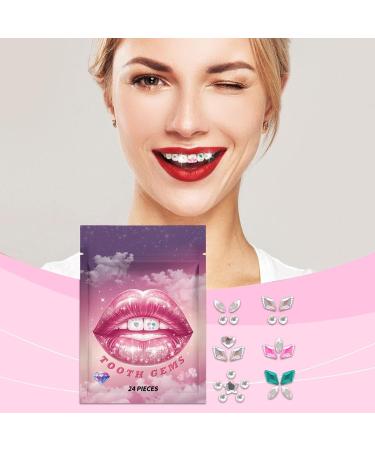 GUANGLU Rhinestone Stickers for Teeth - Rhinestone Stickers for Teeth Portable Decorative Comfortable Teeth Supplies for Daily Use Shopping Dating - Buy Online on GoSupps.com