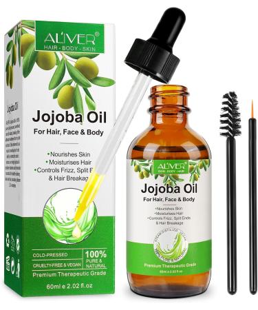 Find Back Jojoba Oil for Hair Growth Organic Jojoba Oil for Face & Skin Care Improve Hair Loss and Nourishes Scalp for Men and Women Hair Growth Oil Promotes Eyebrow and Eyelash Growth 60ml 1 - Buy Online on GoSupps.com