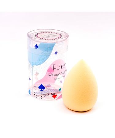 i-Laesh Exquisite Latex-Free Vegan Makeup Sponge - Pudding Yellow | Seamless Blending for Flawless Makeup | Shop Internationally Now - Buy Online on GoSupps.com