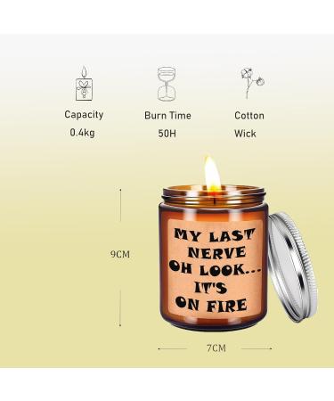 Soy Wax Lavender Scented Candle Gift for Women - Handmade Aromatherapy Candle - 200g, 50 Hours Long Lasting - Perfect Gift for Mum or Friend - Buy Online on GoSupps.com