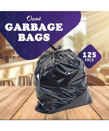 Black Garbage Bags - Regular Garbage Bag for Kitchen Bathroom Waste Bin - Heavy Duty Multipurpose Trash Bags for Home & Office (30x38 (Pack of 125) Ex-Strong) - Buy Online on GoSupps.com