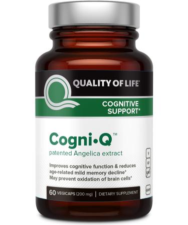 Quality of Life Labs Cogni·Q Cognitive Support 200 mg 60 VegiCaps