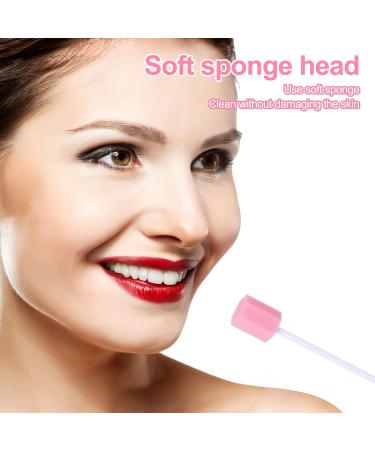 Supvox 100pcs Disposable Oral Care Sponge Swabs - Tooth Cleaning Mouth Swabs for Enhanced Dental Hygiene | International Shipping Available - Buy Online on GoSupps.com