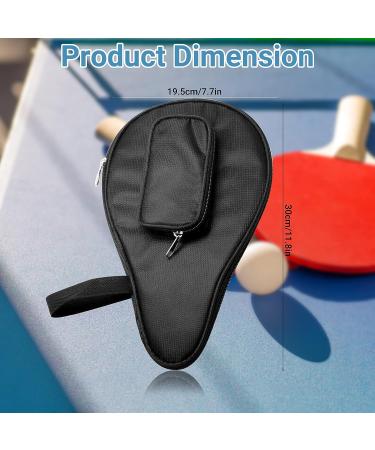 SelfTek Table Tennis Racket Cover: Ping Pong Paddle Case with Balls Pouch - Buy Online on GoSupps.com
