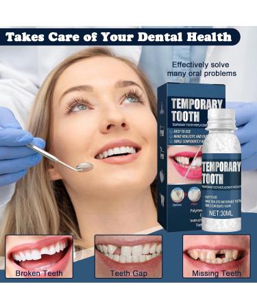 LINXINS Tooth Filling Repair Kit Temporary Tooth Filling Dental Repair Kit Teeth Filling Repair Kit Permanent with 4 Dental Tools Moldable False Teeth Repair Broken Teeth - Buy Online on GoSupps.com