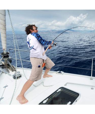 Palmyth Men's Quick Dry Fishing Shorts UV UPF 50+ Water Resistant - Khaki/Sailfish XX-Large - Buy Online on GoSupps.com