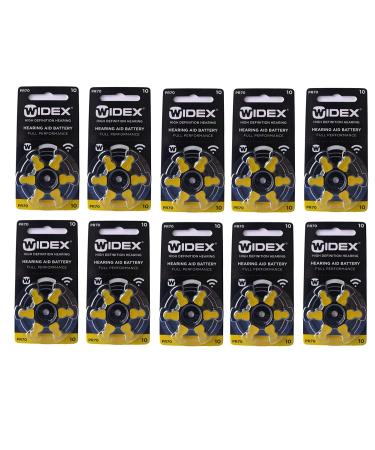 Widex Hearing Aid Batteries Size 10 (60 Cells)