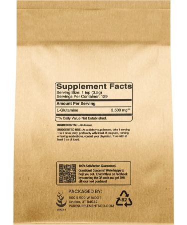 L-Lysine HCl (1lb) - Pure Alpha Amino Acid, Non-GMO, Gluten-Free - 1 Pound (Pack of 1) - Buy Online on GoSupps.com