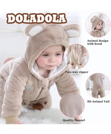 Doladola Dalmatian Animal Baby Romper | Toddler's Jumpsuit | Newborn Outfit - Beige Bear | 3-4.5 Years - Buy Online on GoSupps.com