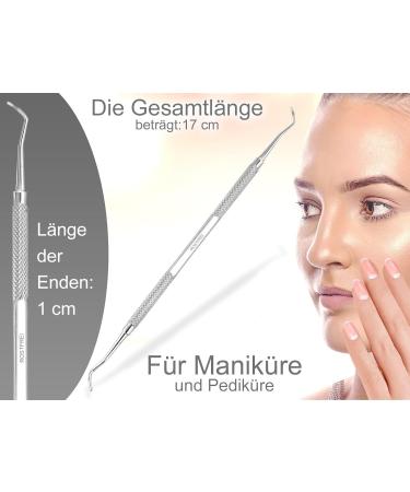 Stainless Steel Corners Foot Care Instrument - Nail Lifter & Pedicure Tool with Case | Specialist Quality - Buy Online on GoSupps.com