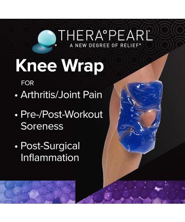 TheraPearl Color Changing Hot Cold Pack for Knee - Reusable Wrap with Gel Beads - Best Ice Bag for Swelling & Injuries - Non-Toxic - Flexible Hot/Cold Compress - Buy Online on GoSupps.com