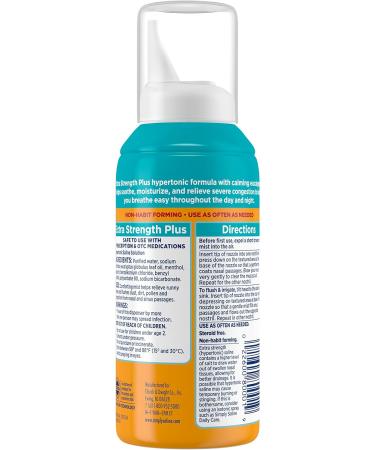 Simply Saline Adult Nasal Mist Extra Strength with Eucalyptus - Fast-Acting Sinus Relief - Buy Online on GoSupps.com