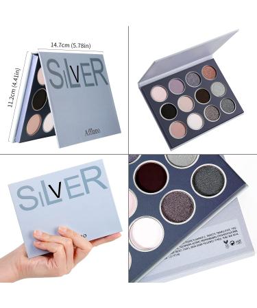 Natural Neutral Smokey Eyeshadow Palette - 12 Matte & Shimmer Shades for Perfect Smokey Eye Makeup - Buy Online on GoSupps.com