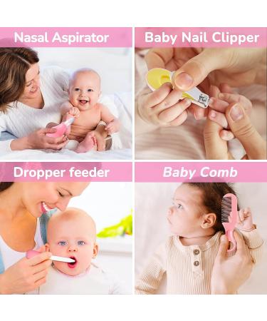 27 in 1 Baby Grooming Kit - Pink Baby Healthcare and Nursery Care Set - Buy Online on GoSupps.com