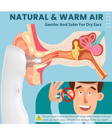 Rechargeable Ear Dryer for Adults & Kids | Ear Water Remover for Swimming Showers & Water Sports - Buy Online on GoSupps.com