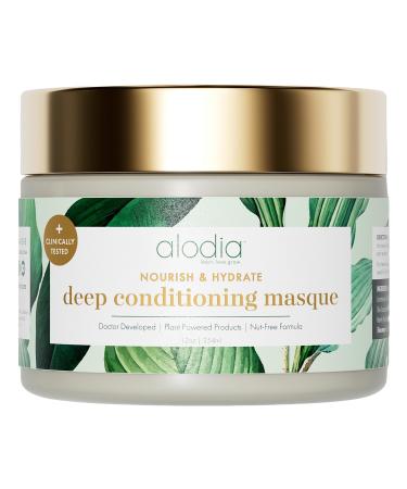 ALODIA Deep Conditioning Masque 12 oz - Nourish & Hydrate with Avocado Oil & Peppermint Oil - Deep Conditioner for Curly Hair - Hair Mask for Scalp & Hair Health
