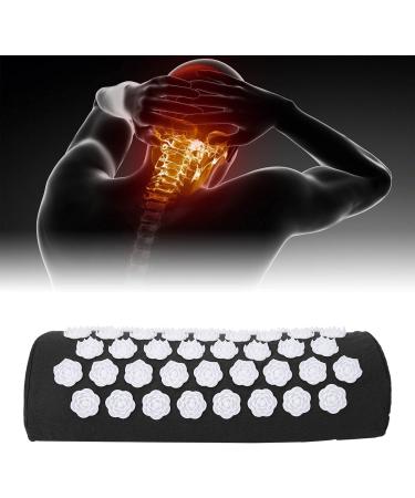 Acupressure Pillow Massage Set - Black | Relief for Back & Neck Pain | Mindfulness & Relaxation - Buy Online on GoSupps.com