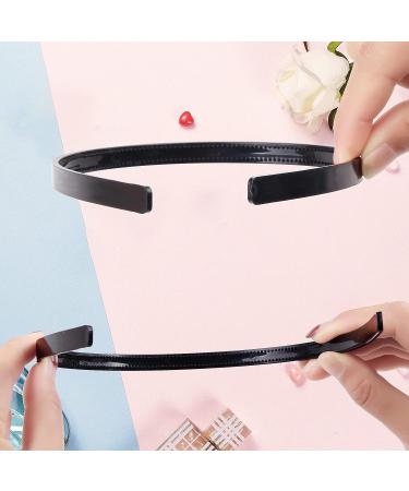 36 Pcs Black Plastic Headbands with Teeth Comb - Thin Hair Bands for Women & Girls - DIY Hair Accessories - Zifengcer Color1 - Buy Online on GoSupps.com