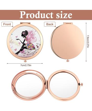9-Piece Compact Mirror Set | 1X/2X Magnification Makeup Mirrors | Mini Pocket Mirrors Rose Gold | Perfect for Wedding, Travel, Girls Gifts - Buy Online on GoSupps.com