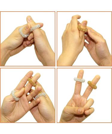 8 Hedgehog Balls & 20 Battery Pressure Rings - Skills Borderline Acupressure Set for Stress Relief & Massage | 3cm Igelball & Silver Rings - Buy Online on GoSupps.com