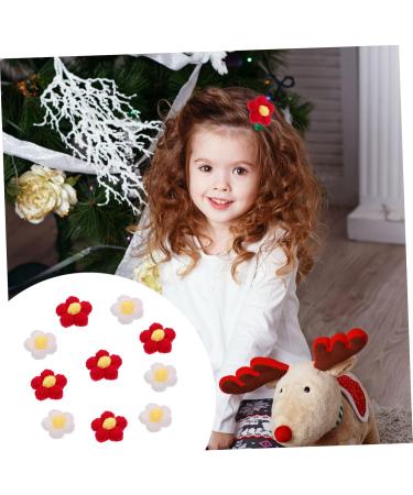 NUOBESTY 10pcs Hairpin Accessories Toddler Hair Ties Daisy Hair Clip Headdress Diy Props Wedding Collar Pin Assorted Color 2 4X4cm - Buy Online on GoSupps.com