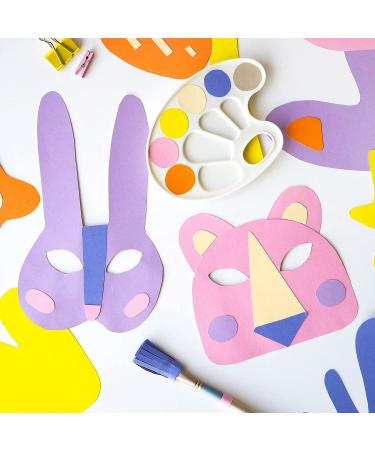 24 Sheets A4 Self Adhesive Cardstock Paper | 22 Colored Printable Sticker Sheets for Crafts | Compatible with Cricut & Die Cutting Machines - Buy Online on GoSupps.com