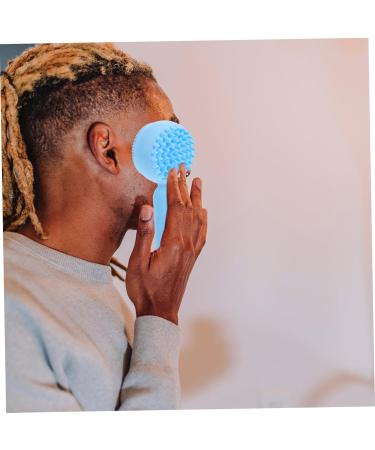 Bristles Face Cleaning Handheld Brush - Silicone Pore Facial Brush - 11.20x5.10x3.50CM - Perfect for All Skin Types - Shop Internationally - Buy Online on GoSupps.com