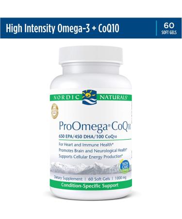 ProOmega CoQ10 1000mg - Premium 60 Softgels for Heart Health & Energy - Buy Internationally - Buy Online on GoSupps.com