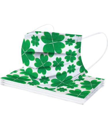 Buy WEXCV St. Patrick's Day Fashion Masks - 50 Pack 3-Layer Disposable Mouth & Nose Protection - Perfect for Adults - Buy Online on GoSupps.com
