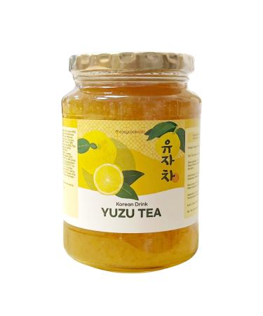 EasyCookAsia Korean Drink Th au Yuzu | Fruit sucr & citronn | Avec vitamine C | Pour th limonade cocktail & dessert | D couvrez la culture du th asiatique (500g)