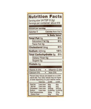 Natural Tides Sea Salt Fine - 17.6 oz | Premium Culinary Sea Salt - Buy Online on GoSupps.com