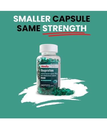 Timely Ibuprofen 200mg Softgels - 240 Liquid Mini Softgels for Pain Relief & Fever Reducer - Compare to Advil Liqui-Gels for Headache Menstrual Tooth Muscle & Arthritis Pain - Buy Online on GoSupps.com