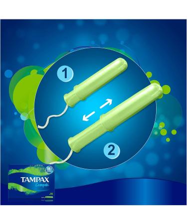 Tampax Compak Super 16S - Ultra Absorbent Tampons for Ultimate Comfort | Shop Internationally | Free Shipping - Buy Online on GoSupps.com