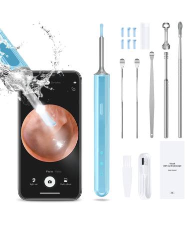 Earwax Cleaner 1080P HD Wireless Ear Endoscope Wax Removal with 6 LED Lights Wireless Otoscope for Smart Phones