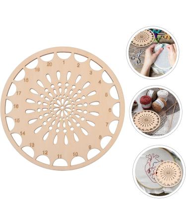 Ciieeo 1 Portable Kreuz-B Set - Tulip Production Threads Halter Studio Button Organizer DIY Wooden Cross Coil Light Tool 14.1x14.1cm for Handicrafts - Buy Online on GoSupps.com