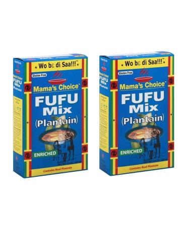 Mama's Choice Plantain Fufu I 22oz Each I 2 * 624G I Twin Pack