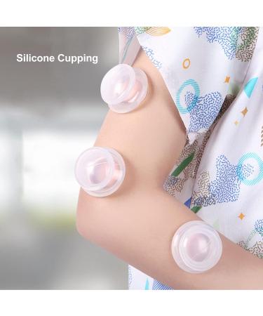 GfRGFH Silicone Cup Therapy Set - 10 Professional Silicone Suction Cups for Cellulite Reduction & Facial Treatment - Buy Online on GoSupps.com