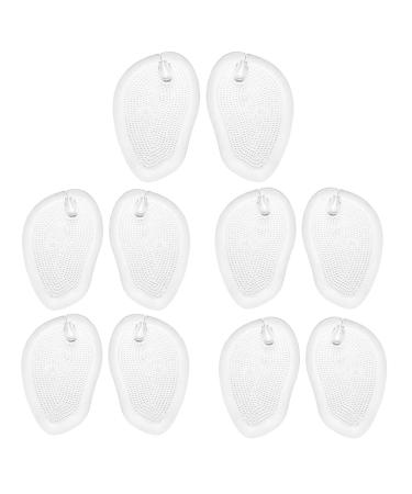 Toe protection pillow flip-flop sandals toe protection toe spreader silicone 5 pairs of toe separators pads silicone for flip flops and sandals to protect against pain and blow anti-slip shoe pillow