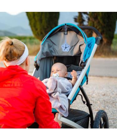 Buy Virtcooy Silicone Pacifier Holder | Pentagram-Shaped Baby Pacifier Container & Storage Bag - Perfect for Diaper Pocket - Blue - Buy Online on GoSupps.com