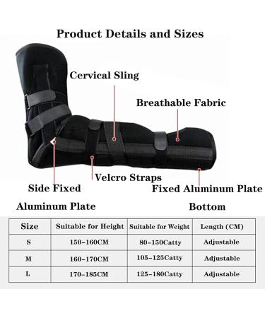 SFKLYU Arm Sling for Shoulder Injury - Elbow Immobilizer & Forearm Brace Support Sling for Clavicle & Elbow Injuries Available in Large B Right & Left - Buy Online on GoSupps.com