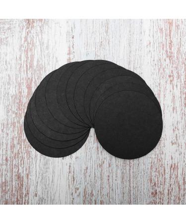 36 Pieces 4 inch Round Black Kraft Coaster Cards - Thick Kraft Paper for Mandala Painting and DIY Decorations - Buy Online on GoSupps.com