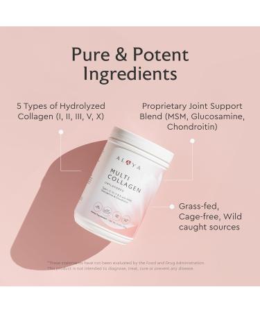 Alaya Multi Collagen Powder (40 Servings) & Micronized Creatine Monohydrate (5 g) Bundle Unflavored, Non-GMO Supplements for Muscle Energy, Skin, Hair & Joint Support - Buy Online on GoSupps.com